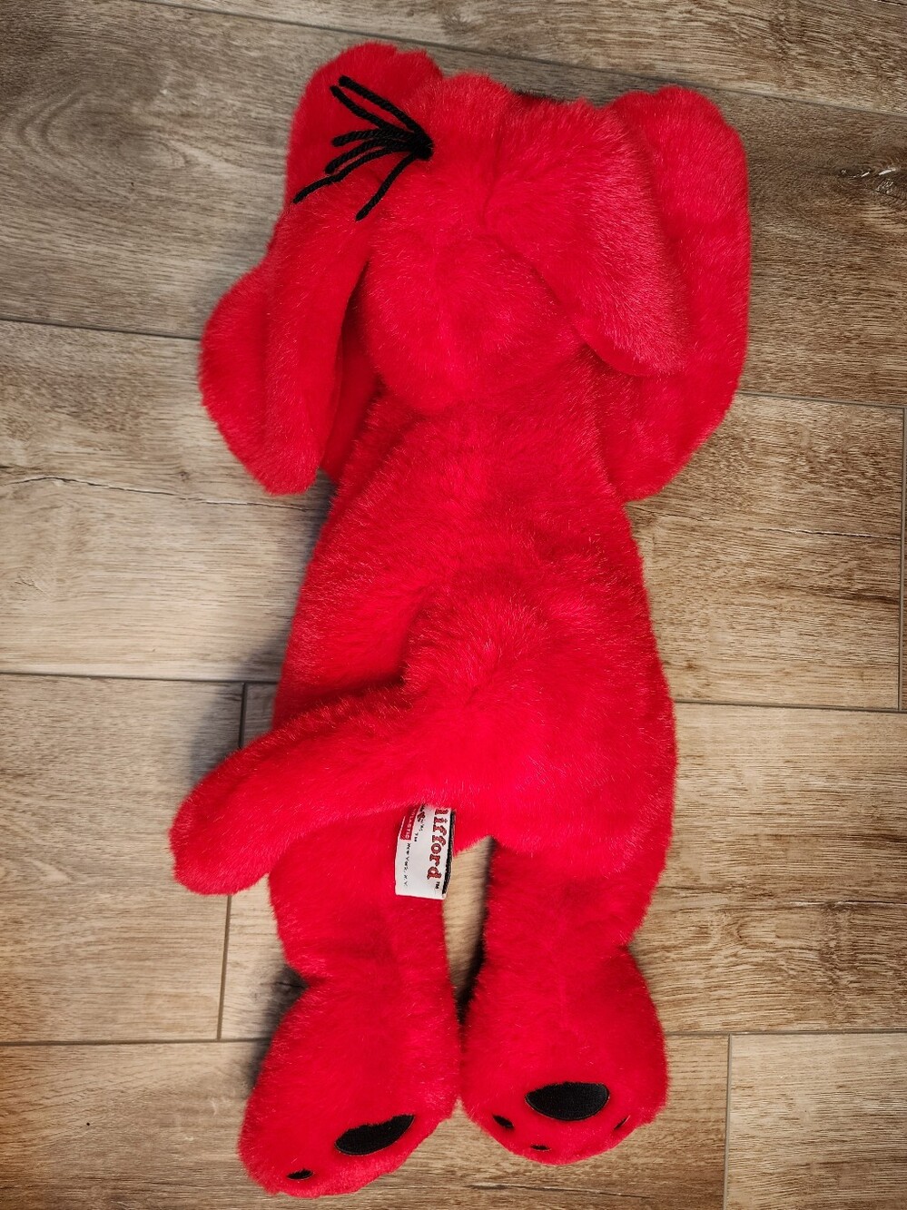 Vintage Scholastic Side Kicks Clifford the Big Red Dog 1997 Stuffed Animal Plush - Picture 5 of 8